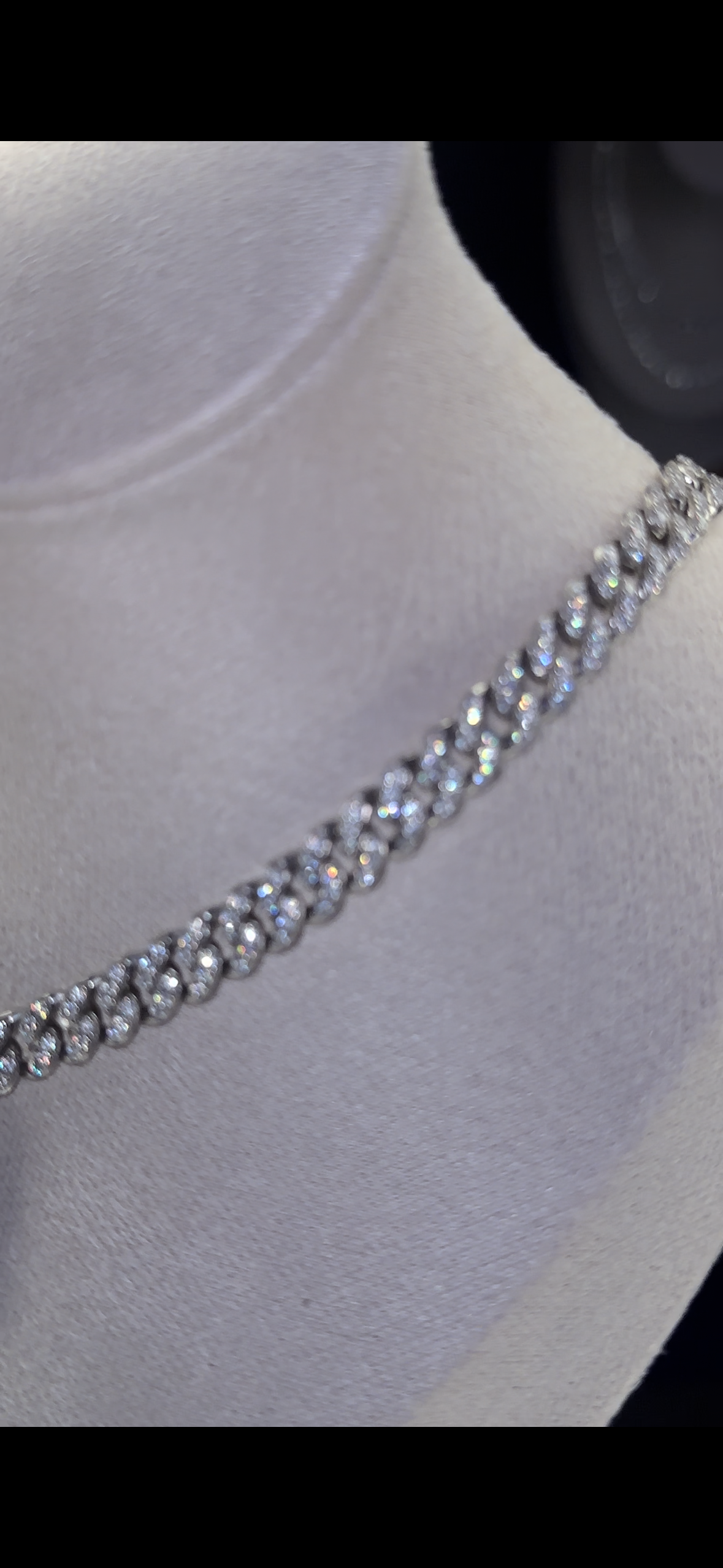 Moissanite Cuban Link Chain
