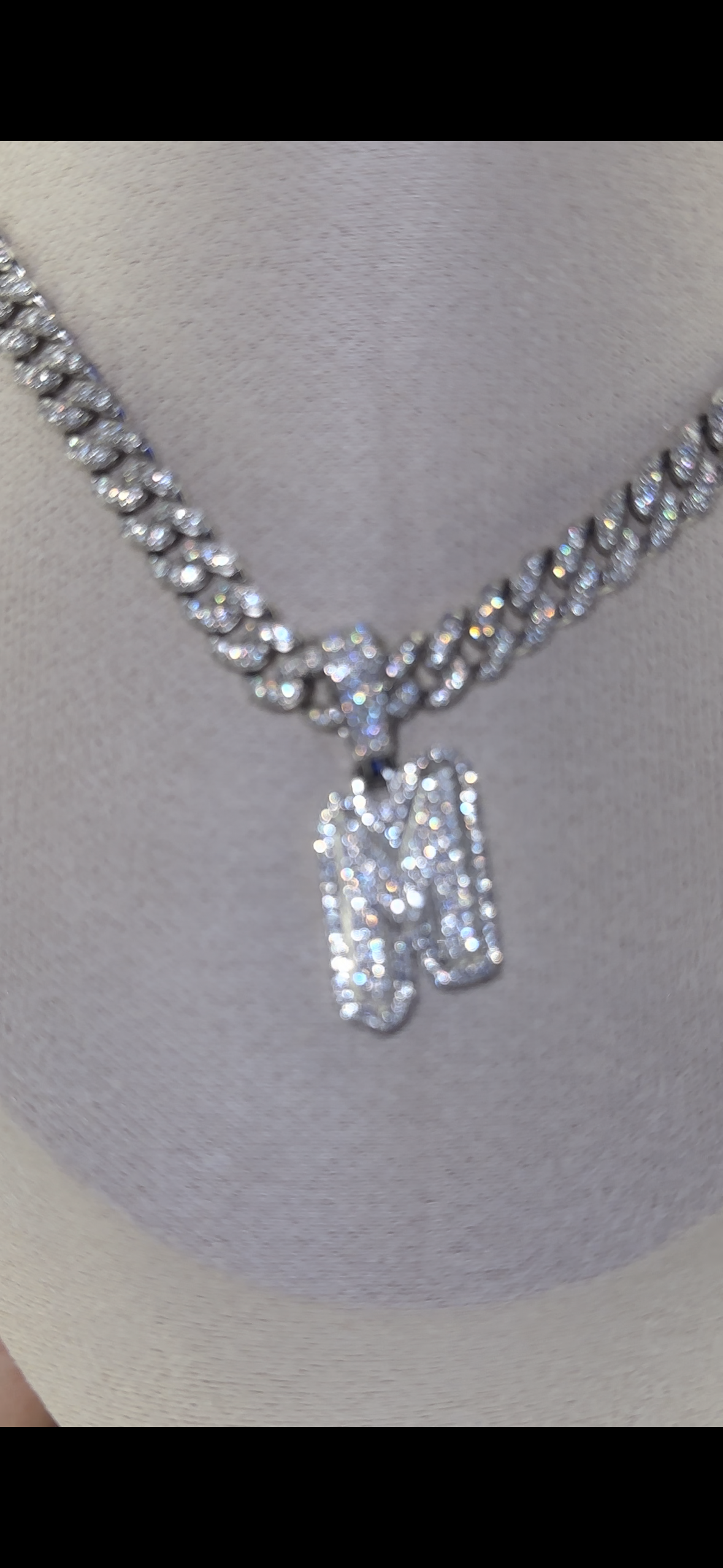 Moissanite Cuban Link Chain