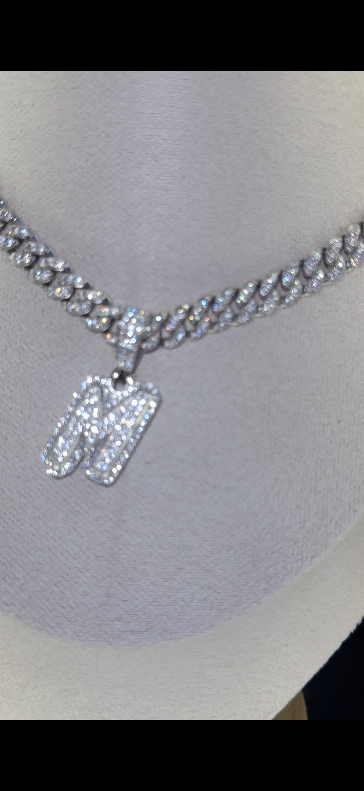 Moissanite Cuban Link Chain