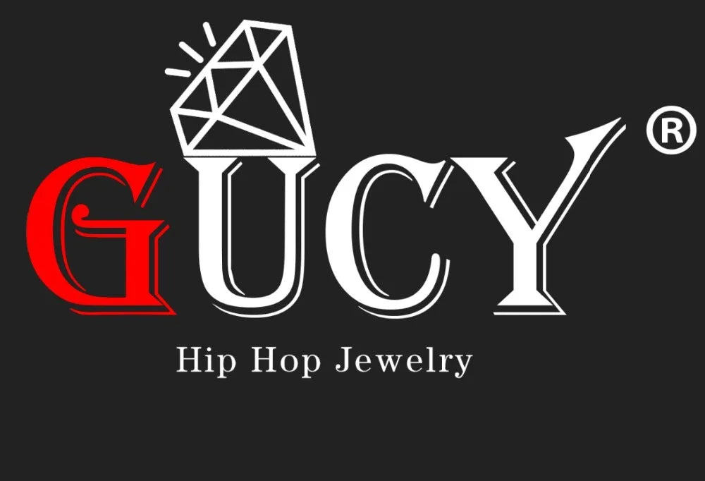 GUCY New Hip Hop Thorn Cuban Chain Necklace Micro Pave CZ Stones All Iced Out  Available Necklaces for Men Gifts