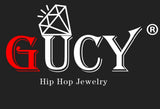 GUCY New Hip Hop Thorn Cuban Chain Necklace Micro Pave CZ Stones All Iced Out  Available Necklaces for Men Gifts
