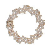 GUCY New Hip Hop Thorn Cuban Chain Necklace Micro Pave CZ Stones All Iced Out  Available Necklaces for Men Gifts