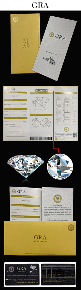 Original Moissanite Diamond Jewelry Sets for Women with Certificate Necklace Earrings Bangle Sets 925 Silver Wedding Luxury Gift