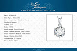 JewelryPalace Moissanite D Color 1ct 1.5ct 2ct 3ct Round 925 Sterling Silver Pendant Necklace for Woman No Chain
