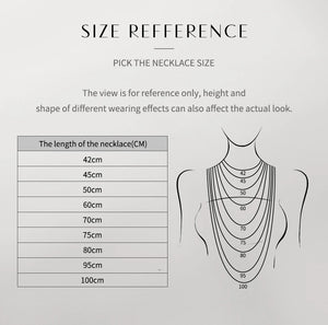 Moissanite Diamond 6.5mm 1CT Necklace For Woman Pendant 925 Silver Necklace For Women Chains Party Bridal Fine Jewelry