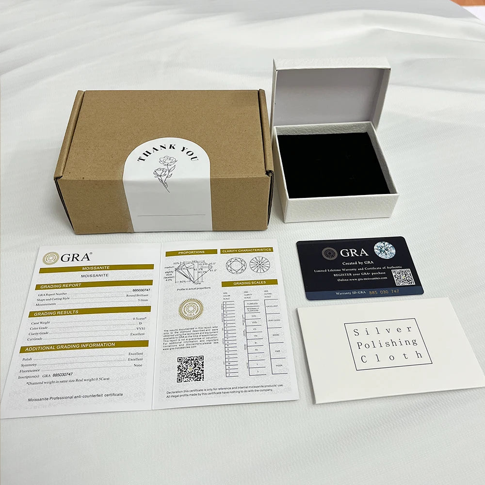 Moissanite Tennis Bracelet 1.8ct-9ct Diamond Bracelets for Women 18K White Gold Plated S925 Sterling Silver Adjustable Bracelets