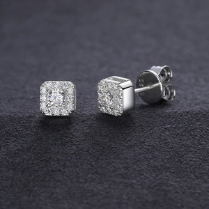 TUHE Unisex GRA Certified Moissanite Earrings 925 Silver Fine Jewelry Moissanite Earring For Women Jewelry Gift