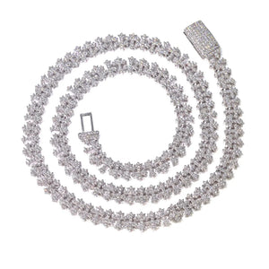 925 Silver Moissanite High-end Diamond Iced Out Chains Bracelet Women's Necklace With GRA Certificate Moissanite Pure Silver ﻿