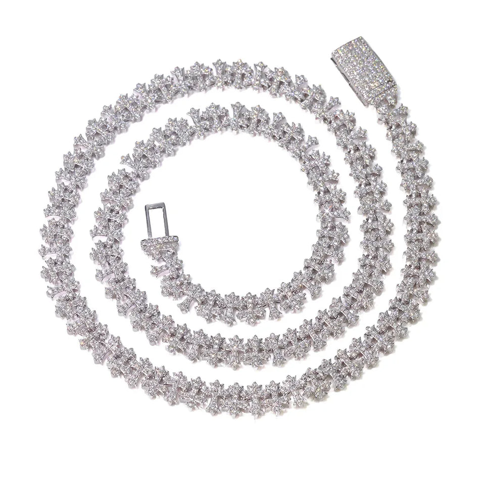 925 Silver Moissanite High-end Diamond Iced Out Chains Bracelet Women's Necklace With GRA Certificate Moissanite Pure Silver ﻿