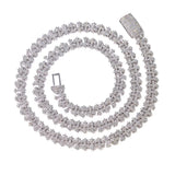 925 Silver Moissanite High-end Diamond Iced Out Chains Bracelet Women's Necklace With GRA Certificate Moissanite Pure Silver ﻿