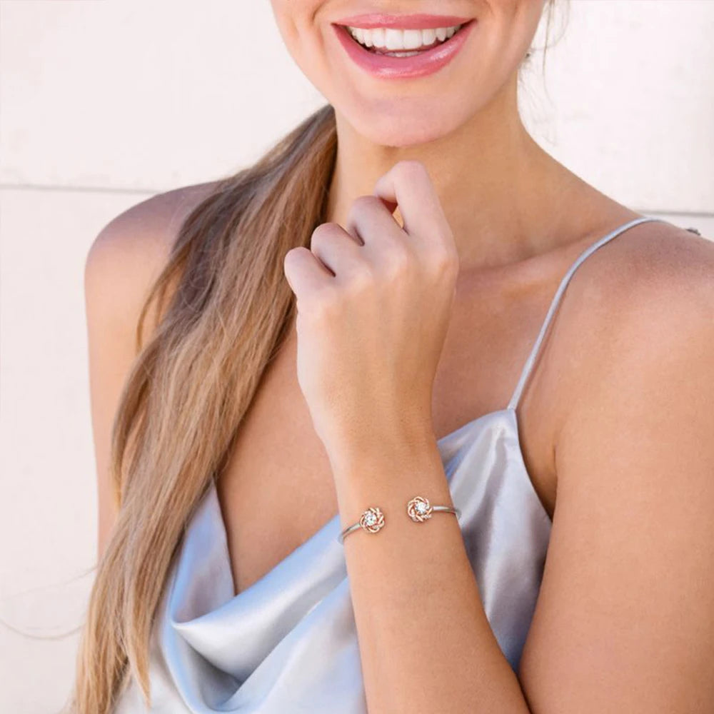 Original Moissanite Diamond Jewelry Sets for Women with Certificate Necklace Earrings Bangle Sets 925 Silver Wedding Luxury Gift