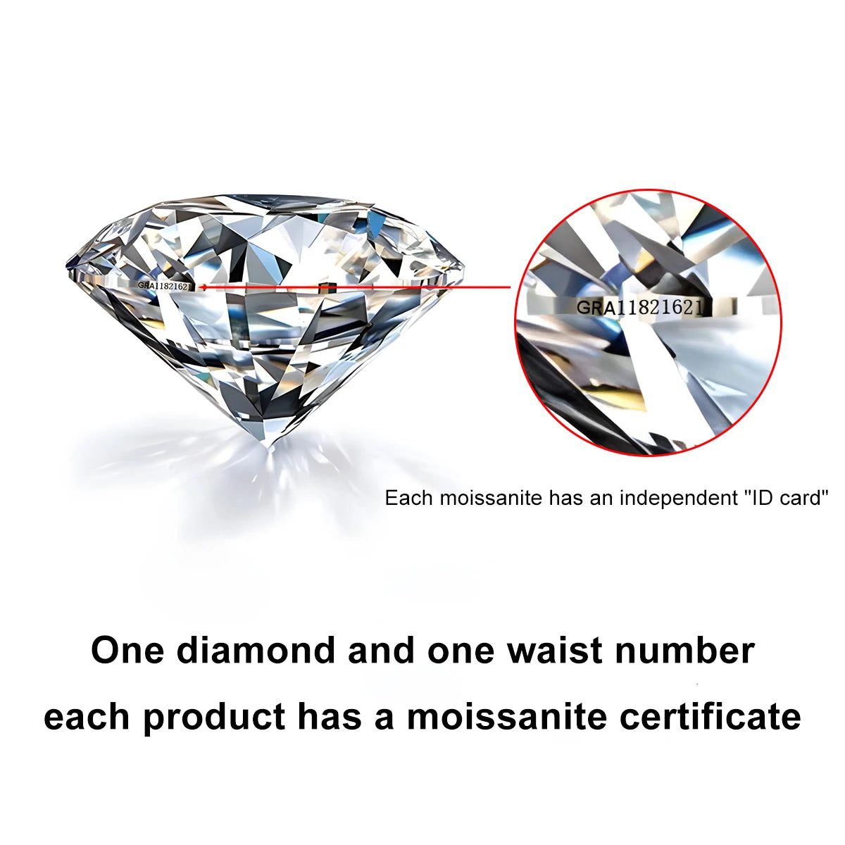 SZ Moissanite Ring with Certificate 925 Sterling Silver High Quality 1.5 Carat Diamond Engagement Woman Fine Jewelry