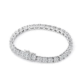 OEVAS 100% 925 Sterling Silver Real 3-5mm Moissanite Bracelet For Women Sparkling Wedding Party Fine Jewelry Valentine's Gifts