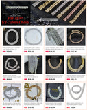 925 Silver Moissanite High-end Diamond Iced Out Chains Bracelet Women's Necklace With GRA Certificate Moissanite Pure Silver ﻿