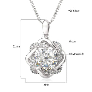 Original Moissanite Diamond Jewelry Sets for Women with Certificate Necklace Earrings Bangle Sets 925 Silver Wedding Luxury Gift