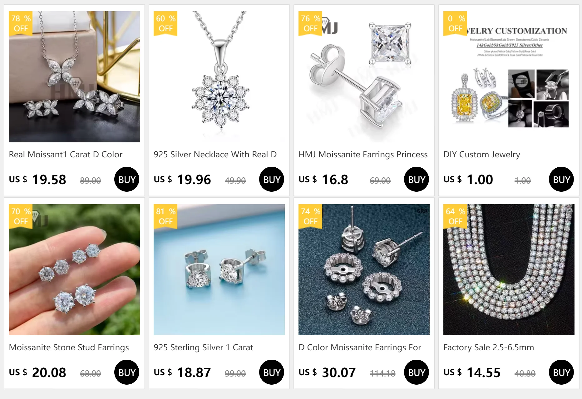 Moissanite Tennis Bracelet Original S925 Sterling Silver Plated 18k Yellow Gold with GRA Bracelets for Women Man