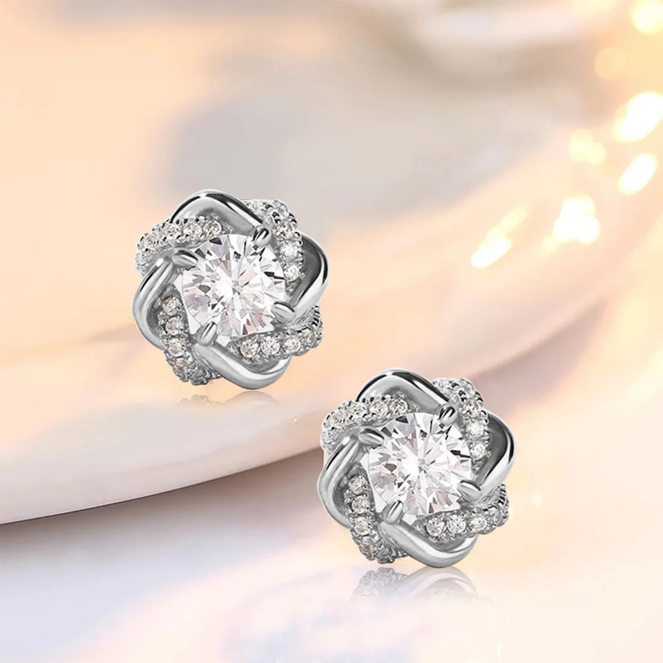 Original Moissanite Diamond Jewelry Sets for Women with Certificate Necklace Earrings Bangle Sets 925 Silver Wedding Luxury Gift