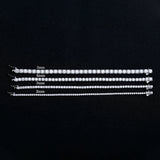Moissanite Tennis Bracelet for Women 925 Sterling Silver Round Cut 2mm 3mm 4mm 5mm Size Options Elegant Fine Jewelry Gift