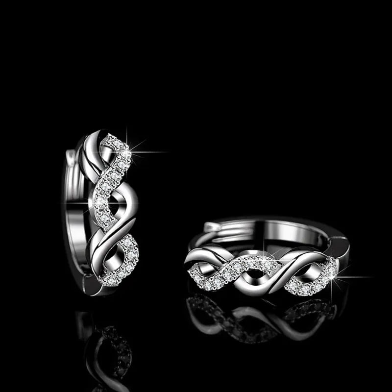 KNOBSPIN GRA Certified Moissanite Hoop Earrings for Women s925 Sterling Silver Plated 18k White Gold Wedding Huggie Earrings