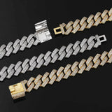 KNOBSPIN D Color Moissanite Cuban Bracelet 925 Sterling Sliver