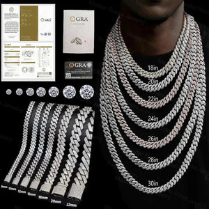 Hiphop Cuban Chain Necklace For Men Women Iced